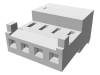 3-643816-4 Вилка; провод-плата; "мама"; PIN: 4; с ключом; 2,54мм; IDC; MTA-100