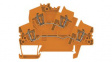1831260000 Multi Tier Modular Terminal, 800V, 24A, 4 Poles, 2.5mm\x1a, Tension Clamp, Orang