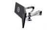 45-245-026 Desk Mount Dual Monitor Arm, 27", 100x100/75x75, 18.1kg, Silver