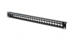 DN-91411 24-Port Modular Patch Panel with Label Fields, 19"
