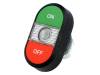 1SFA611132R1108 Переключатель: двойной; 1; 22мм; красный/зеленый; Подсвет: MLB-1