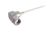 16 SMA-50-2-100/199 NH RF Connector, SMA, Stainless Steel, Plug, Right Angle, 50Ohm, Solder Terminal