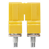 1052560000, WQV 10/2 cross connector 10 mm2 yellow, Weidmuller