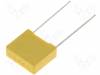 MPEB-220N10/250 Конденсатор: полиэфирный; 220нФ; 250ВDC; Шаг:10мм; ±10%; 13x6x12мм
