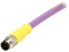 1200980107 B05S06PP4M100 Вилка; M12; PIN:5; "папа"; код B-Profibus; 10м; изоляция: PUR; 60В