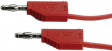 LK410-X 025CM RED Test lead diam. 4 mm Red 25 cm 1 mm2 CAT I