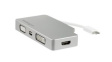 CDPVGDVHDMDP Adapter, USB-C Plug - DVI Socket/HDMI Socket/Mini DisplayPort Socket/VGA Socket