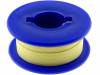 KYNAR-YL/50 Кабель; однопров; OFC; 30AWG; FEP; желтый; 250В; 50м
