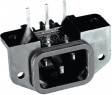 PX0580/PC Разъем: питания AC; IEC 60320; C14 (E); гнездо; "папа"; луженые