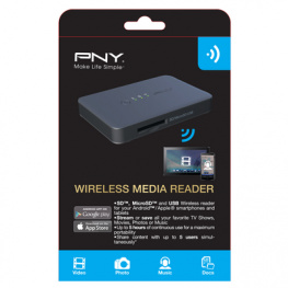 P-R2000-1AMKK01-RB, Wireless Media Reader, PNY