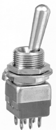 12146A, Toggle Switch, On-On, Soldering Connection, APEM