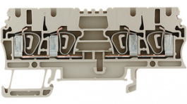 1608600000, ZDU 2.5/2X2AN terminal block z series tension clamp, 0.5...2.5 mm2 800 vac 24 a, Weidmuller