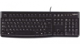 920-002488, Keyboard, K120, FR France, AZERTY, USB, Cable, Logitech