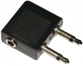 AC-069, Airplane headphone adapter 1x jack coupling, Valueline