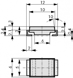 SMR-R150-1.0, Precision resistor, SMD 0.15 Ohm 5 W +- 1 %, ISABELLENHUTTE