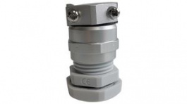 RND 465-00816, Cable Gland with Clamp, PG13.5, Nylon, Grey, IP68, RND Components