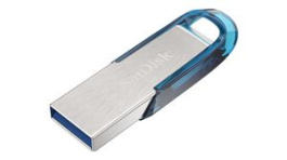 SDCZ73-032G-G46B, USB Stick, Ultra Flair USB 3.0, 32GB, USB 3.0, Blue / Silver, Sandisk