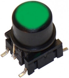 1FS092, Cap round diam. 9.6 mm black, MEC