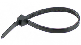RND 475-00339, Cable tie black 142 mm x 3.2 mm, RND Cable