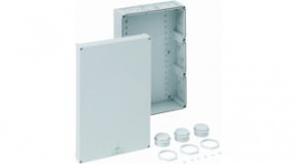 87091001, Junction Box 300 x 450 x 132mm Polystyrene IP65 Grey, Spelsberg