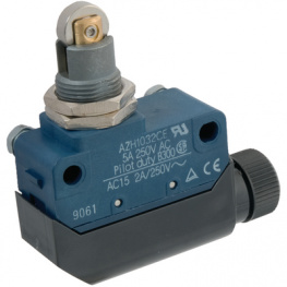 AZH1032CEJ, Limit Switch AZH 5 A Plunger Limit switch, panel mount push plunger, plastic, sc, Panasonic