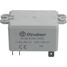 66.82.9.024.0300, Industrial controller, 2 NO contacts 24 VDC 1.7 W, FINDER