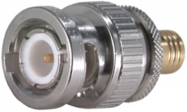 32 BNC-SMB-50-2/1-- UE, Straight Adapter, BNC Plug - SMB Plug, 50Ohm, Huber+Suhner