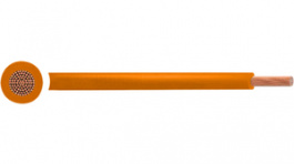 RND 475-00853 [100 м], Flexible Stranded Wire PVC, 4mm?, Bare Copper, Orange, H07V2-K, 100m, RND Cable