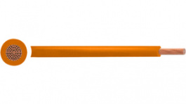RND 475-00853 [100 м], Flexible Stranded Wire PVC, 4mm², Bare Copper, Orange, H07V2-K, 100m, RND Cable