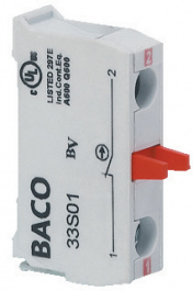 33S01, Switch Contact, BACO diam.22, Baco