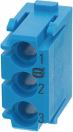 09140034501, Разъем: пневматический; модуль; "папа"-"мама"; без контактов, Harting