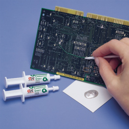 CW2400, Электропроводящий клей; шприцы с компонентами А и В; 14г, Chemtronics