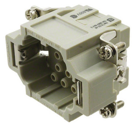 09320103001, Разъем: HAN; "папа"; Han EE; PIN:10; 10+PE; размер 6В; обжим; 16А, Harting