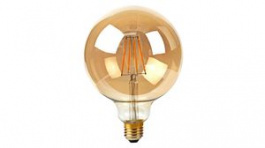 WIFILF10GDG125, Wi-Fi Smart LED Filament Bulb E27 Globe 500lm Warm White, Nedis (HQ)