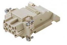 CTSEF 06 R, CTSE, 6 poles + earth, female insert, with female contacts, silver plated, ILME