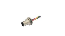 M12A-17PMMC-SF8C20, M12 Straight Plug Sensor Cable, 17 Poles, A-Coded,, ALTW Technology