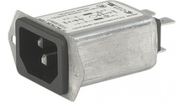5120.1003.0, Разъем: питания AC; IEC 60320; C14 (E), с фильтром; гнездо; "папа", Schurter