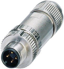 1432729, SACC-MS-4SC SH SCO Cable plug M12 Poles 4, Phoenix Contact