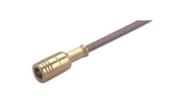 11 SMB-50-2-41/111 NE, RF Connector, SMB, Brass, Plug, Straight, 50Ohm, Crimp Terminal, Huber+Suhner