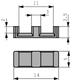 B66281GX187, ELP 14 core, TDK-Epcos