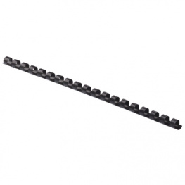 5345707, Plastic binding combs, roundblack100 units, Fellowes