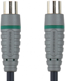 BVL8701, Coax cable, digital IEC-Plug IEC-Socket 1.0 m, Bandridge
