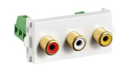 25998202, Audio Adapter, Straight, RCA Socket - Terminal Block, Value