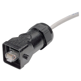 RJF EZ 6, Cable connector without RJ45 cable 8P, Amphenol