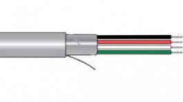 1213C SL005, Control Cable 3x 0.23mm2 PVC Shielded 30m Grey, Alpha Wire