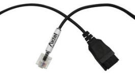 AXC-0145, Coiled Headset Cable, 1x RJ-45 - 1x QD, 500mm, Axtel