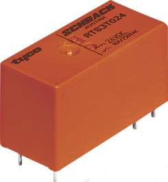 RTS3L005, PCB power relay 5 VDC 400 mW, Schrack / TE