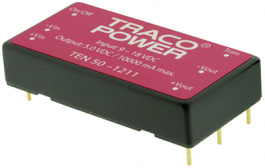 TEN 50-1211, Преобразователь: DC/DC; 50Вт; Uвх: 9?18В; 5ВDC; Iвых: 10000мА; 2"x1", Traco Power