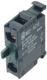 M22-KC10, Контактная группа; NO; 6A/230ВAC; 3A/24ВDC; 22мм; -25?70°C, Eaton