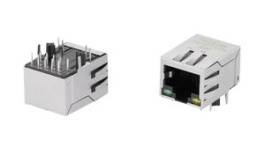 TMJ0277AHNL, Industrial Connector, 10/100 Base-T, PoE, RJ45, Socket, Right Angle, Ports - 1, Contacts - 8, Taoglas